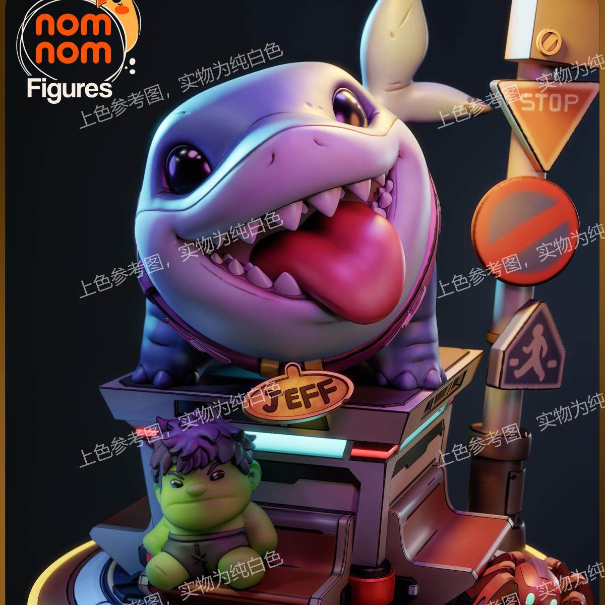 杰夫杰克杰瑞手办雕像