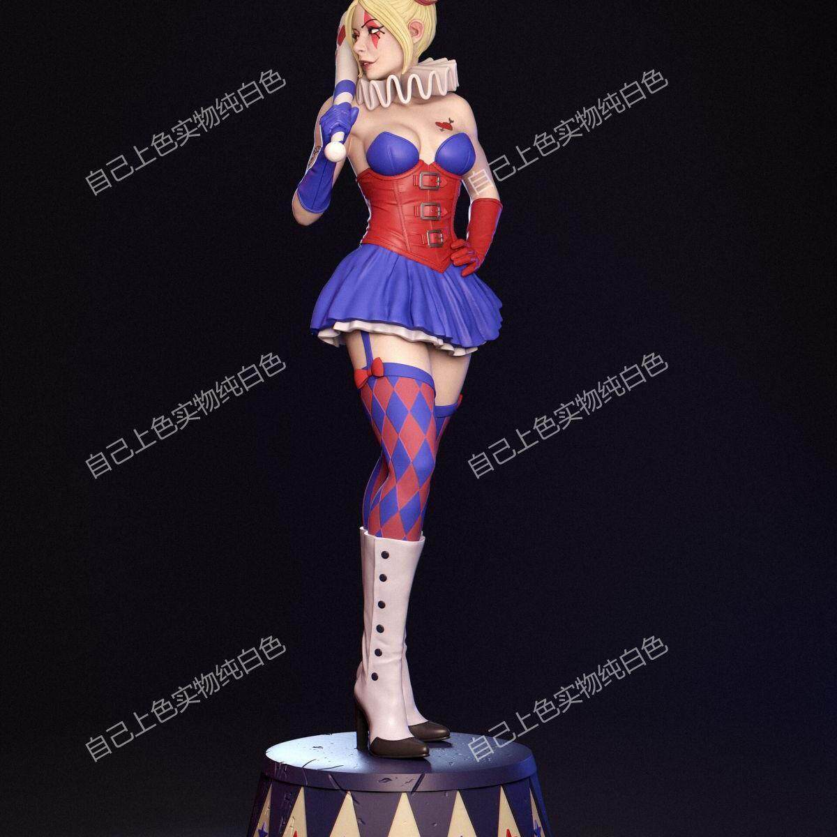 DC漫画 哈莉·奎茵3d打印模型文件STL数据文件高精度24H自动发货