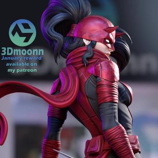 漫威 艾丽卡s3d打印模型文件STL数据文件高精度24H自动发货非实