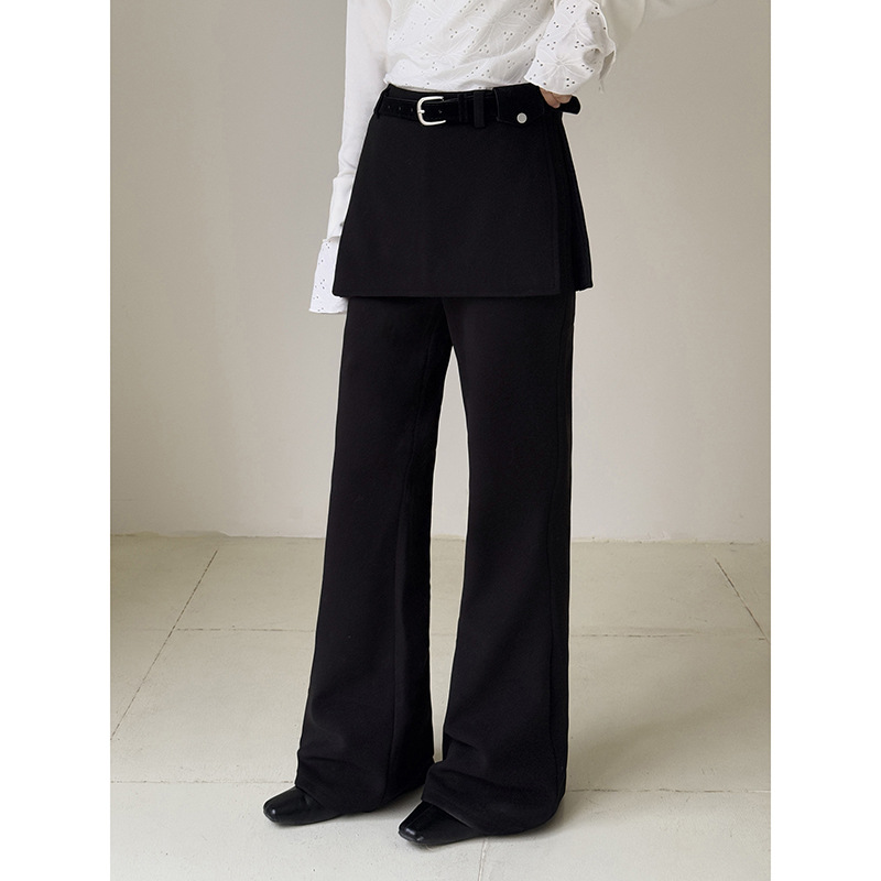 【超模后台 超火屁帘裤】2025韩系高腰喇叭裤冬季新款休闲裤N886C