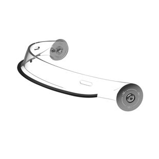 含耳盖和螺丝 镜片用 VELDT碳纤维复古头盔配件 安装 Frame支架