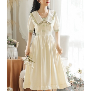 夏天森系超仙女仙气连衣裙女装夏季新款学生少女甜美可爱长裙裙子