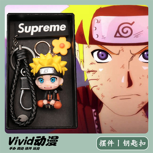 火二次元动漫鸣人手办影书包挂件佐助鼬卡通钥匙扣生日礼物盲盒