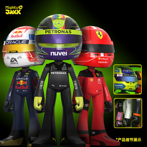 MightyJaxxF1赛车冠军手办
