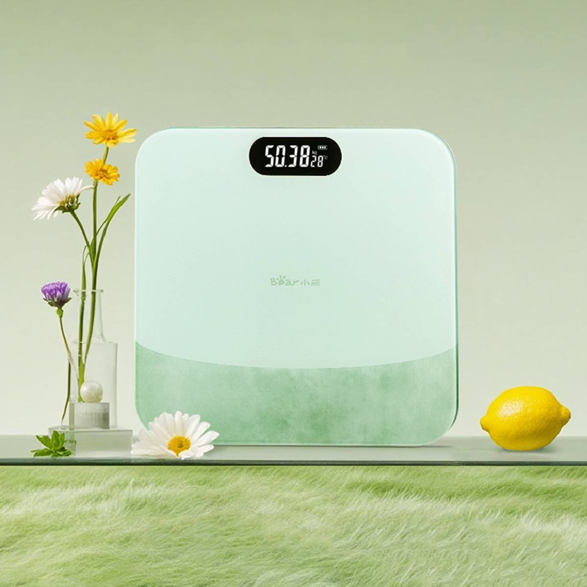 官方品牌小熊DZC-R18J2电子秤 家用人体秤健身减肥运动健康称体重