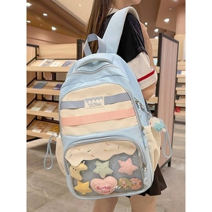 官方品牌书包ins风森系中女学生双肩包痛包小众韩系学院风大学生