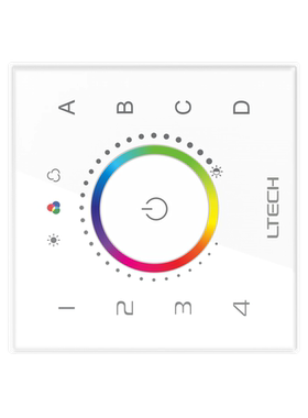 Ltech雷特DALI调光器控制器EDA1 EDA2 EDT3 EDT4 E6-DA1触摸面板