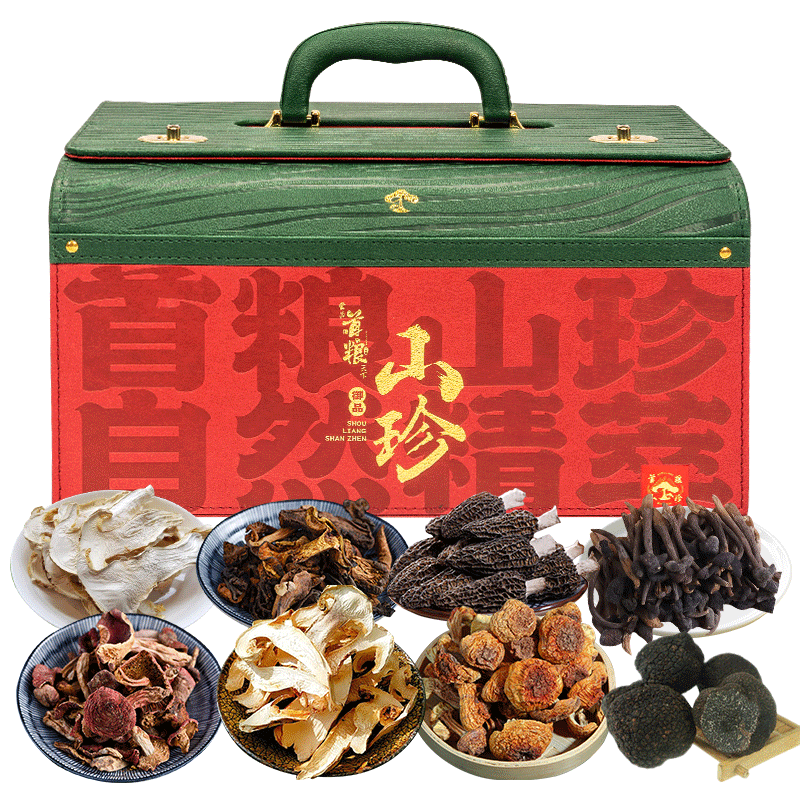首粮物华御品山珍菌菇礼盒330g