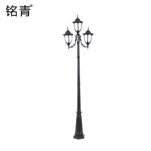铭青欧式路灯庭院灯草坪灯户外防水景观灯公园别墅小区照明高杆灯