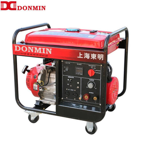 DONMIN东明汽油发电电焊一体机两用焊机发电5KW60-300A单相发电+