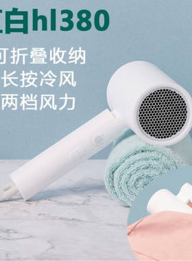 直白（zhibai）吹风机负离子护发家用大功率高速干宿舍男女学生hl