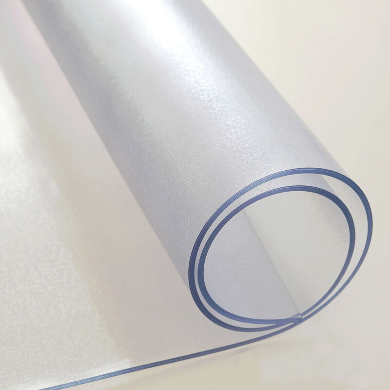 酌秀塑料茶几垫夏季磨砂桌垫软玻璃免洗水晶板透明桌布防水防烫长