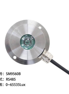 SM9561工业级RS485不锈钢光照度传感器亮度检测仪变送器探头RS485