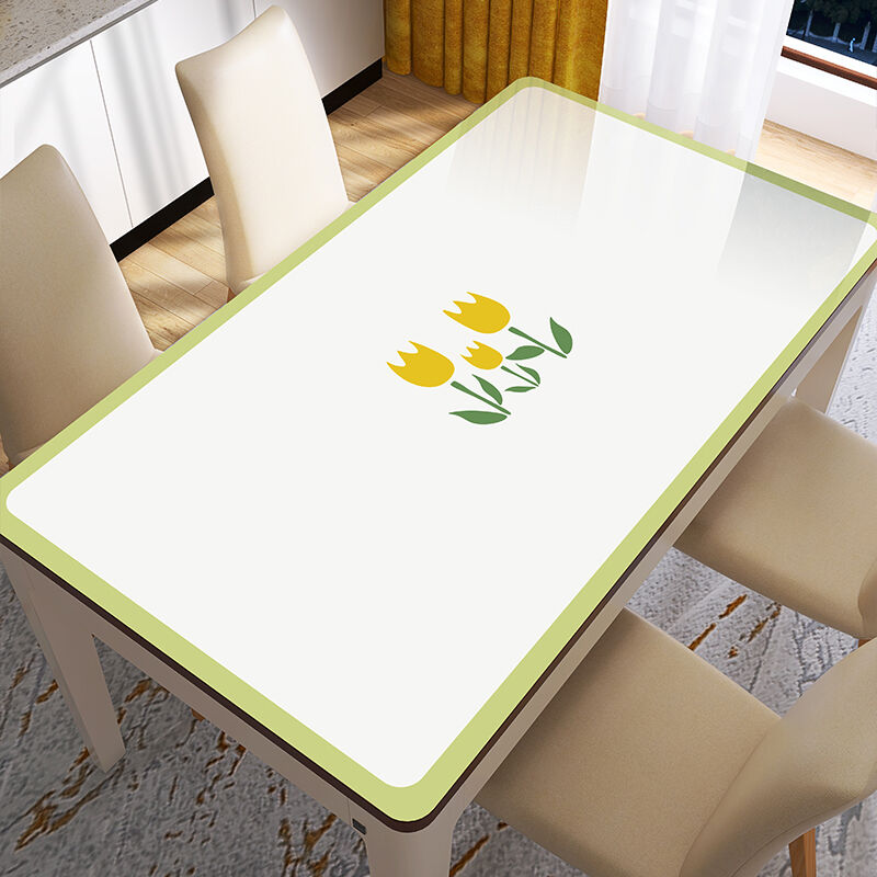 君影桌布防水防油防烫免洗长方形软玻璃pvc餐桌垫茶几电视柜台布