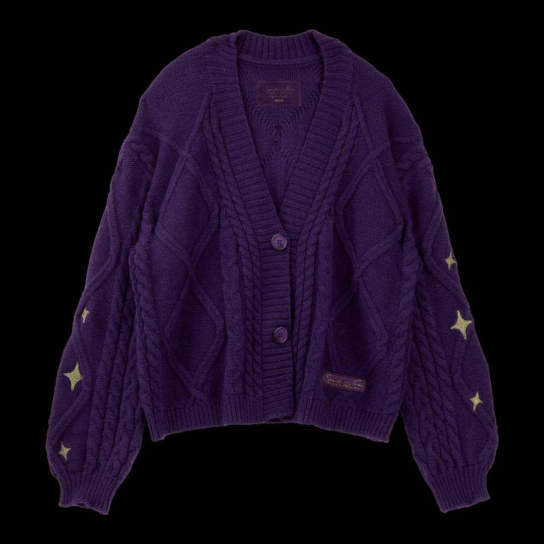 Knitted sweater jacket秋冬开衫女气质欧美蝙蝠翼针织毛衣外套