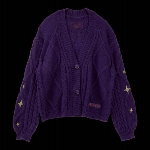 Knitted sweater jacket秋冬开衫女气质欧美蝙蝠翼针织毛衣外套