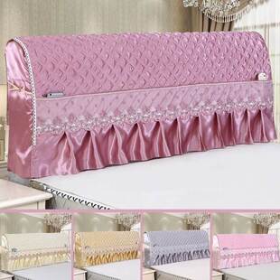 木头硬板床头套罩软包靠垫1米5防尘罩床头罩2022年新款高档高级感