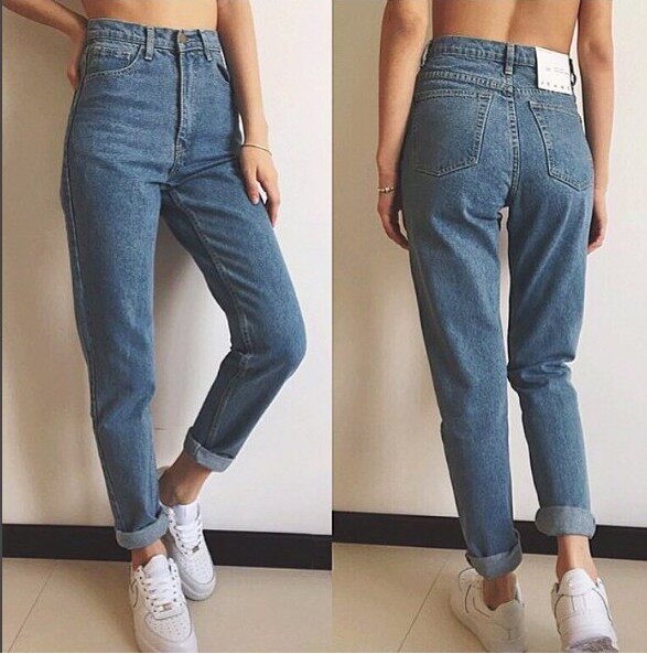 2022 妇女的女是牛仔裤褲джинсы женск women jeans