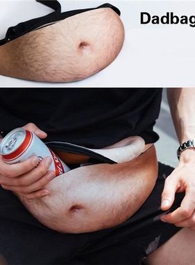Novelty Men women Beer Belly Waist bag Travel Phone Dadbag