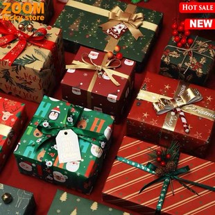 5PCS christmas wrapping paper gift packaging paper wrapper