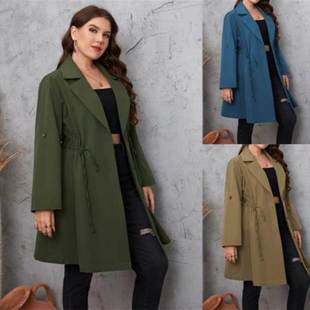 plus 4XL coat tops大码 外套 ladies size casual women long