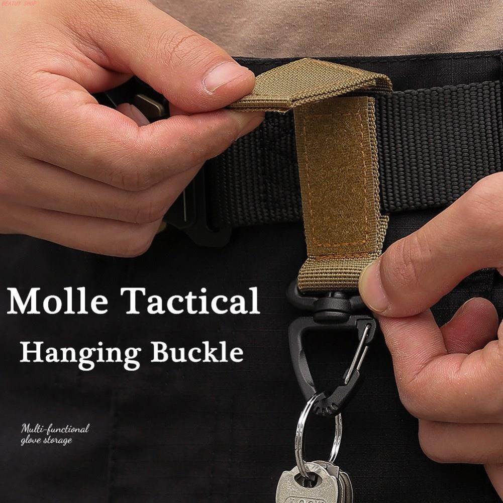 Tactical Hanging Buckle Backpack Belt Nylon Webbing Triangle