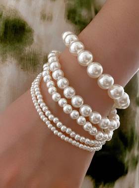 Baroque pearl temperament bracelet new jewelry女士气质手链