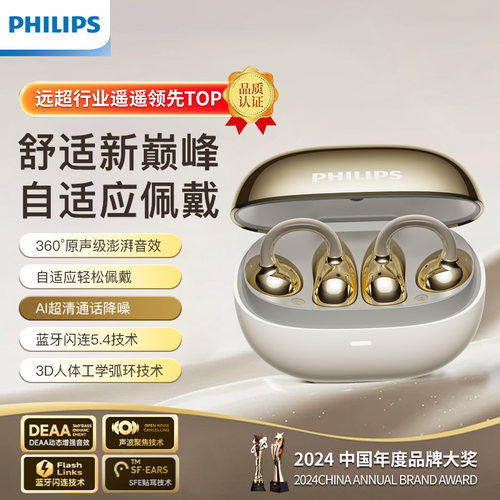 夹耳轻松佩戴 通话降噪 蓝牙瞬连