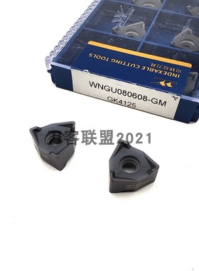 厦门金鹿快进给铣刀片WNGU080608-GM GK4125 铸铁