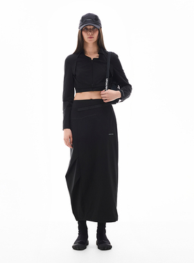 【25秋新品】UPON PRO 都市线 斜向褶皱机能半裙