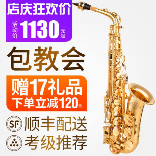 美音天使降E调中音萨克斯乐器风管成人初学者专业演奏考级款大咖