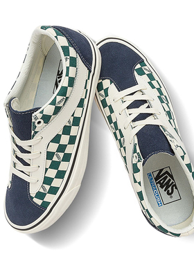 VANS范斯男女鞋Bold NI绿白棋盘格运动休闲鞋低帮板鞋VN0A3WLP5E1