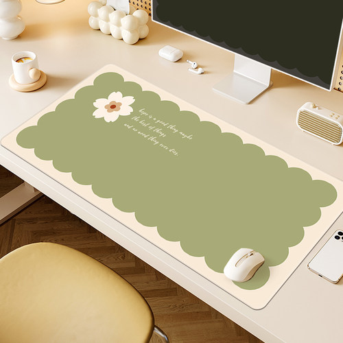 绿色护眼防滑橡胶加大加厚书桌垫