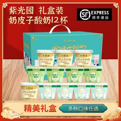 北京紫光园奶皮子酸奶鲜香酸奶老北京盒装学生上班健康解馋小零食