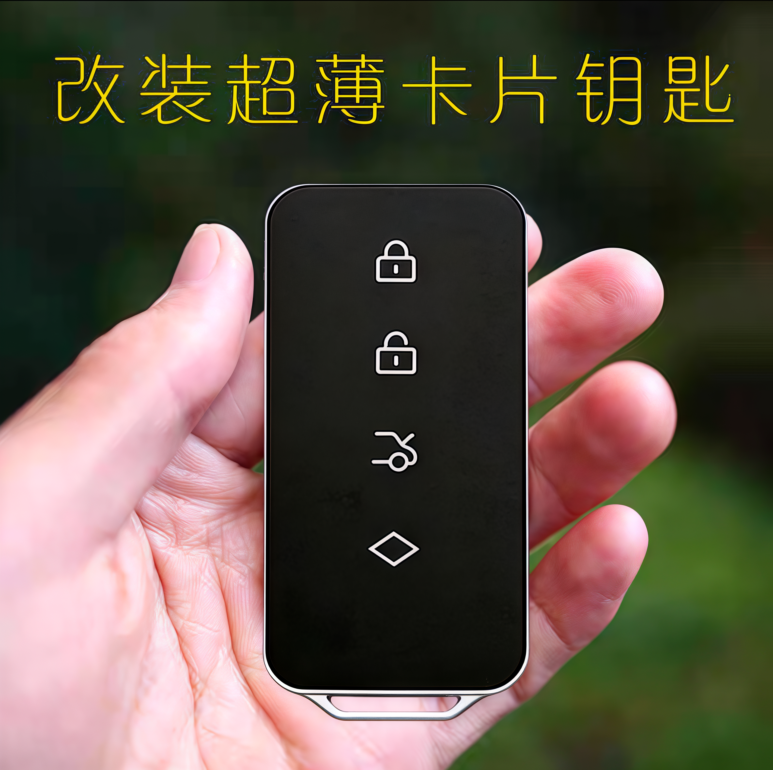 汽车钥匙改装升级超薄车钥匙 - 实物图