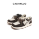 经典 方头低帮复古潮流设计感运动鞋 25新款 CALVINLUO 女百搭休闲鞋