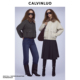 新品 CALVINLUO 25冬季 复古毛领翻领飞行外套棉衣女宽松显瘦上衣