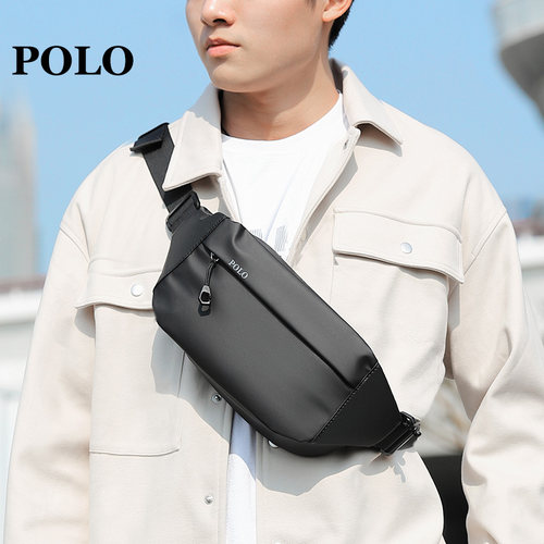 POLO胸包男士单肩包潮牌