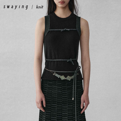 SWAYING官方绳结细节坦克背心