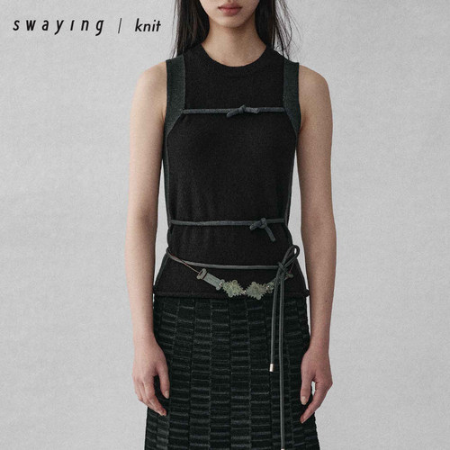 SWAYING官方绳结细节坦克背心