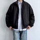 宽松休闲纯色工装 ONUN美式 复古黑色立领夹克百搭男生2026新款 外套