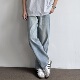 百搭男生休闲长裤 ONUN复古水洗冰蓝宽松直筒牛仔裤 2025新款 流行潮