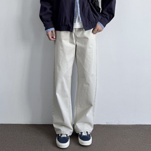 ONUN日系复古宽松休闲直筒工装裤