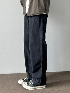 多口袋休闲长裤 美式 潮 裤 ONUN日系复古重磅水洗宽松直筒伐木工装