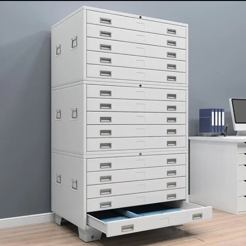 菲林柜胶片蓝图柜地图多层带锁存画收藏柜图纸柜工程底图柜地图柜