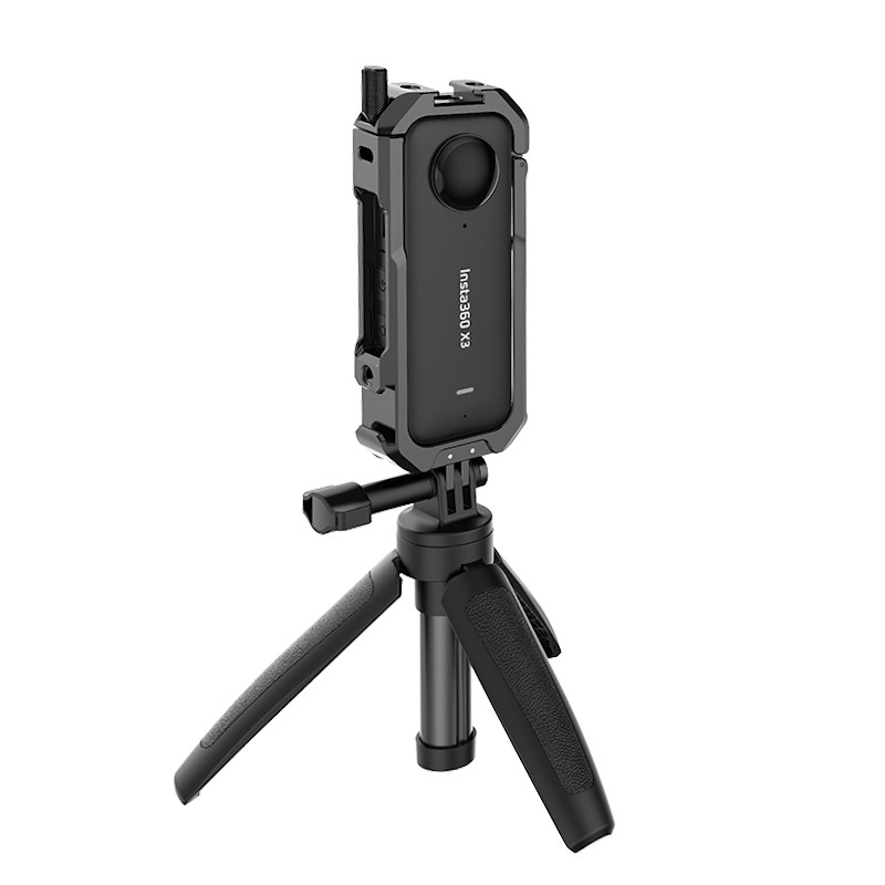 ULANZI 바구니는 섀도우 스톤 INSTA360 X3 파노라마 액션 카메라 금속 토끼 케이지 보호 쉘 프레임에 적합합니다