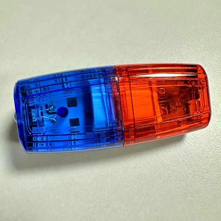 充电款红蓝led肩灯肩夹式爆闪灯环卫肩膀灯保安巡逻闪光灯户外用