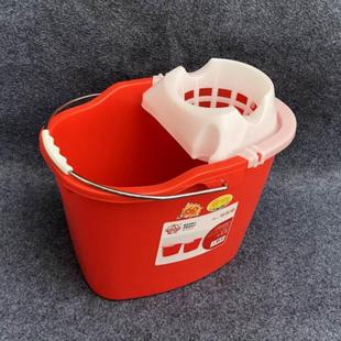 珠江牌地拖桶罩手压拖把桶加厚塑料拖地桶家用老式挤水桶大号清洁