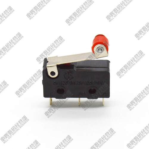 小型微动开关 行程开关 微型开关 KW12 kw11-3 带轮 3脚