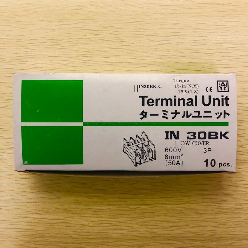 IN30BK接线端子排600V3P50A欧式端子座 连接器 接线柱 非MACK马克